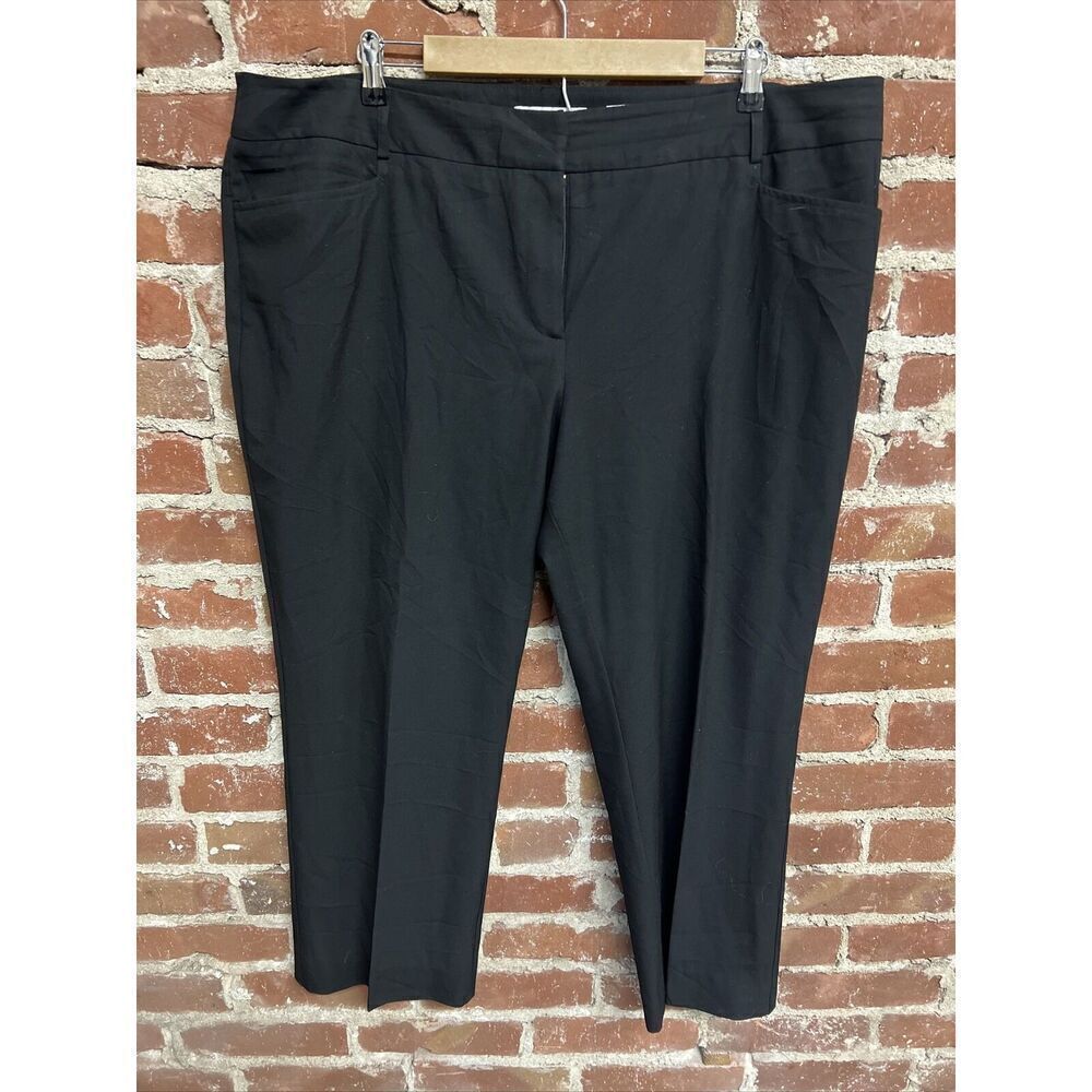 Michael Kors Women's Black Gramercy Fit Dress Pants Size 20W